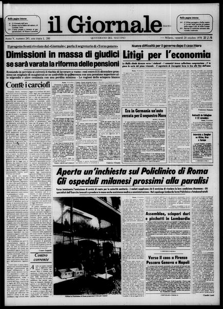 Il giornale nuovo : quotidiano del mattino